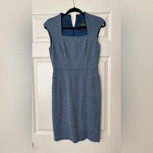 Blue and white Adrianna papell dress